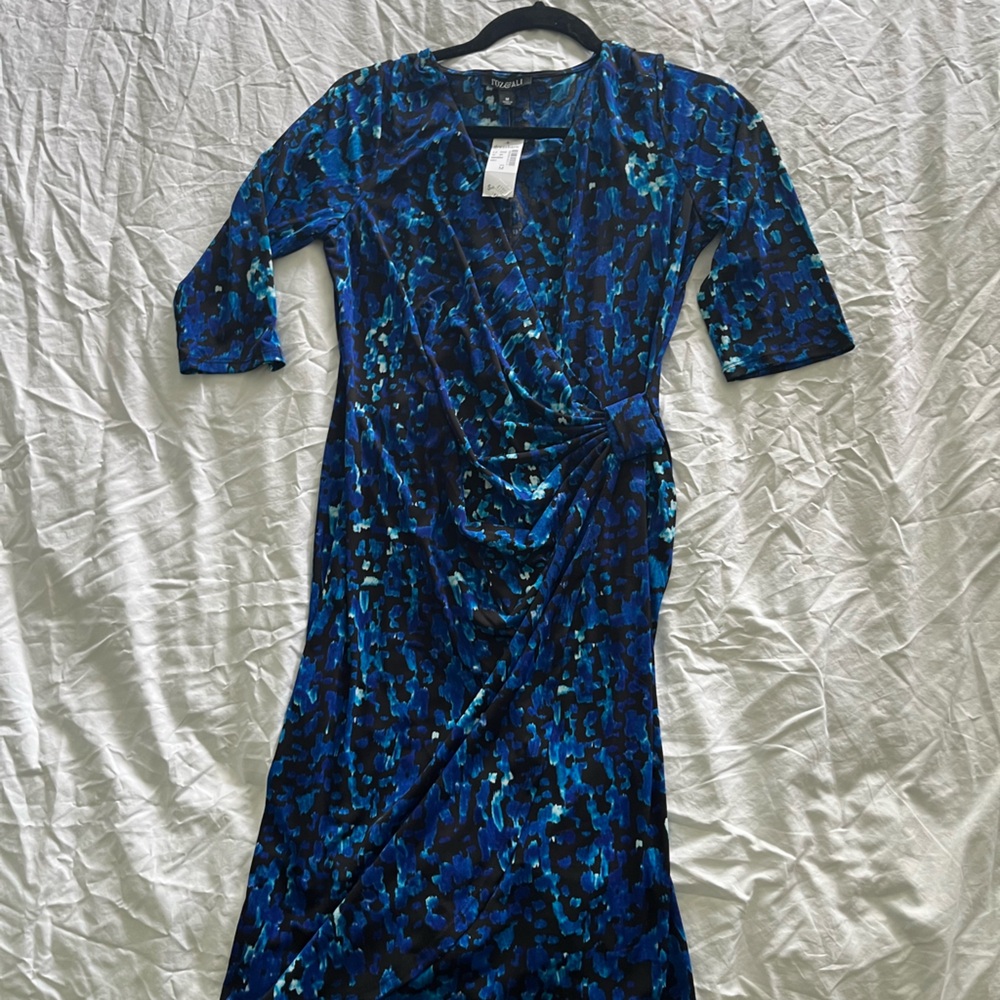 Roz & Ali Black and Blue Dress